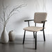 Eetkamerstoel Brix Eetkamerstoel Beige 56 cm Stof, gecoat s 31441-Eetkamerstoelen-Livingfurn