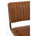 Eetkamerstoel Bruin Leer 45 cm-Eetkamerstoelen-J-Line