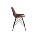 Eetkamerstoel Bruin Leer 49 cm-Eetkamerstoelen-J-Line