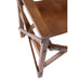 Eetkamerstoel Bruin Leer 56 cm 56x53x88 cm-Eetkamerstoelen-J-Line