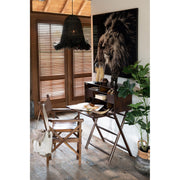 Eetkamerstoel Bruin Leer 56 cm 56x53x88 cm-Eetkamerstoelen-J-Line
