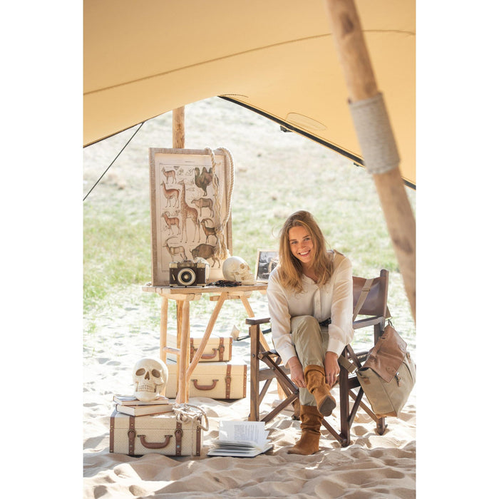 Eetkamerstoel Bruin Leer 56 cm-Eetkamerstoelen-J-Line