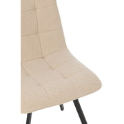 Eetkamerstoel Bruin Metaal 45 cm 45x55x85 cm-Eetkamerstoelen-J-Line