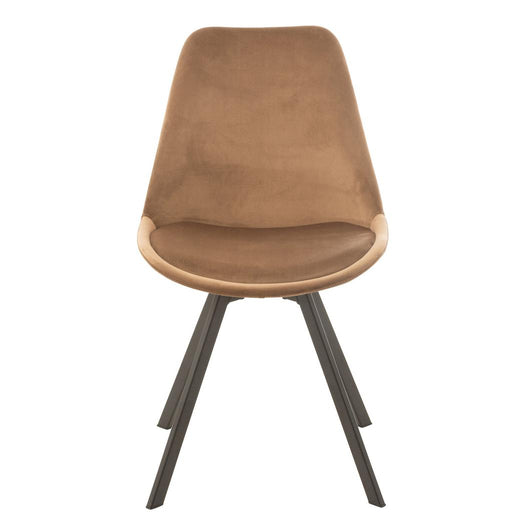 Eetkamerstoel Bruin Multiplex 49 cm 49x55x84 cm-Eetkamerstoelen-J-Line