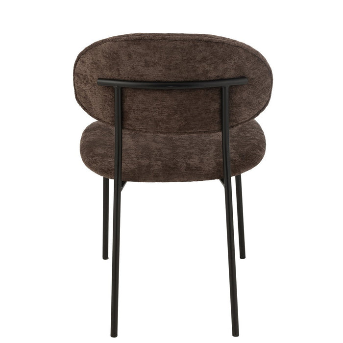 Eetkamerstoel Bruin Multiplex 55 cm-Eetkamerstoelen-J-Line