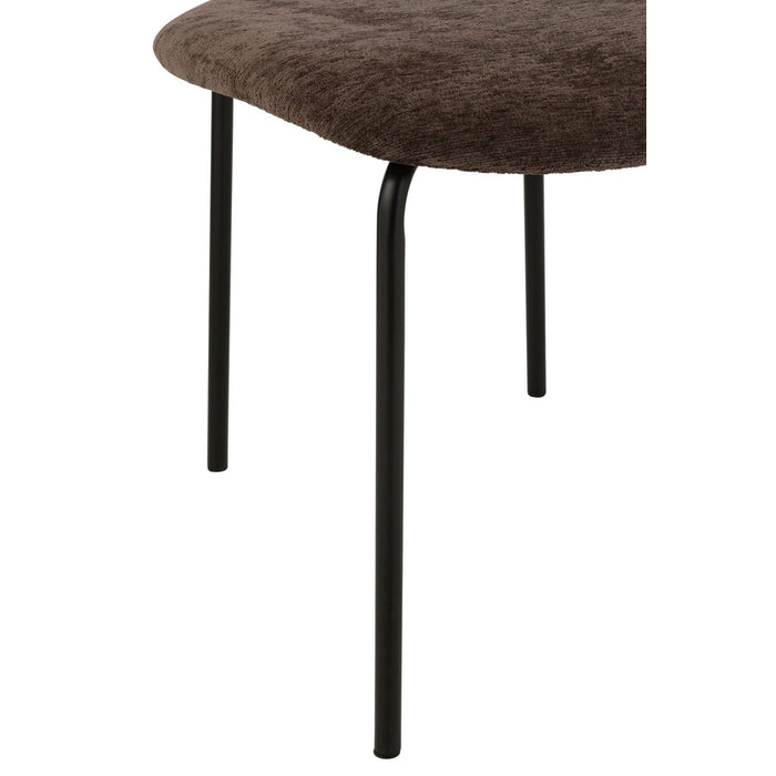 Eetkamerstoel Bruin Multiplex 55 cm-Eetkamerstoelen-J-Line