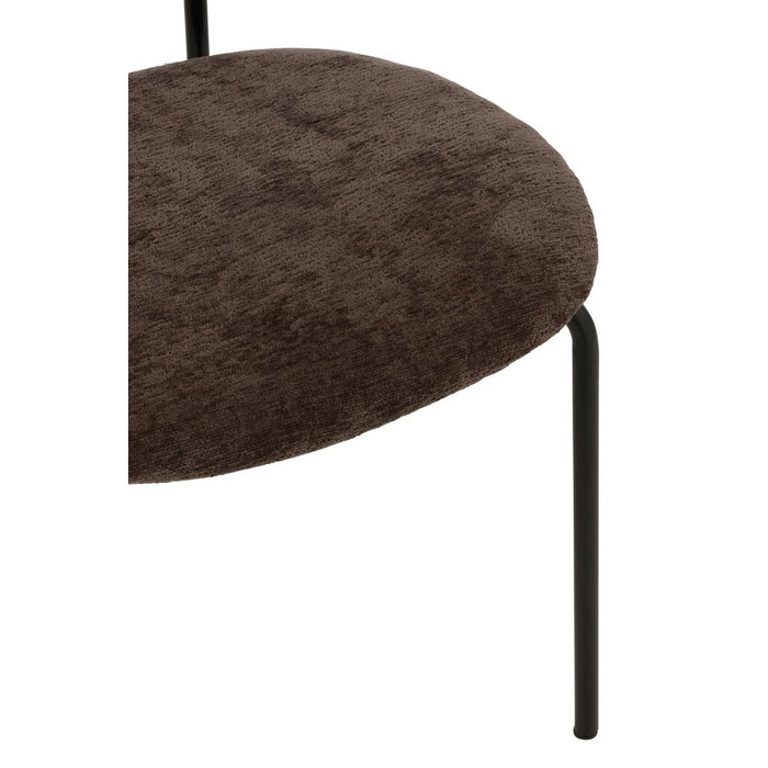 Eetkamerstoel Bruin Multiplex 55 cm-Eetkamerstoelen-J-Line