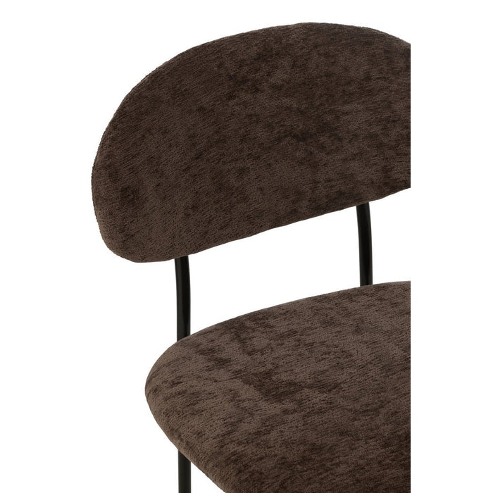 Eetkamerstoel Bruin Multiplex 55 cm-Eetkamerstoelen-J-Line