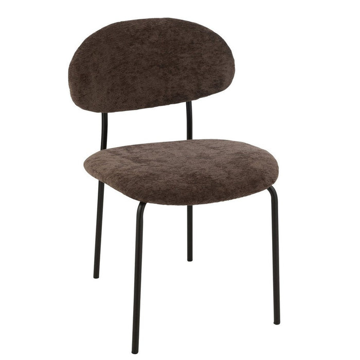 Eetkamerstoel Bruin Multiplex 55 cm-Eetkamerstoelen-J-Line