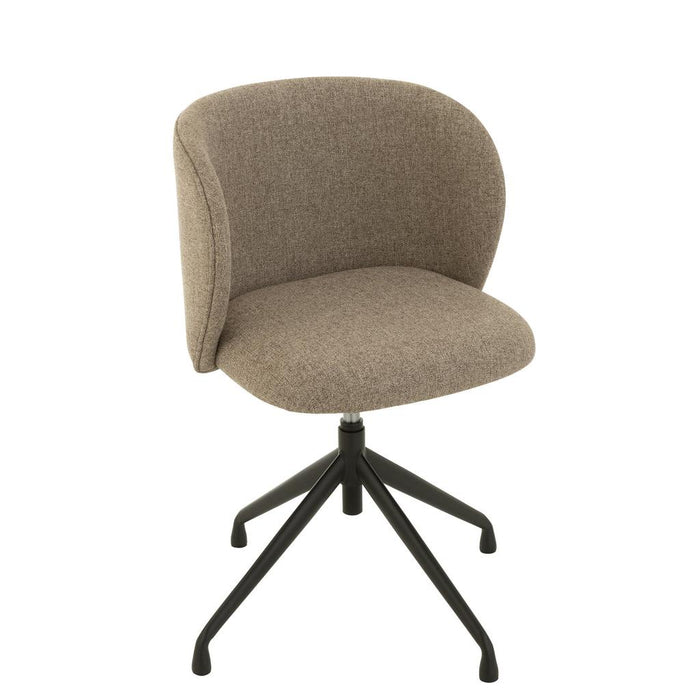 Eetkamerstoel Bruin Schuim 48 cm-Eetkamerstoelen-J-Line