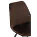 Eetkamerstoel Bruin Schuim 49 cm-Eetkamerstoelen-J-Line