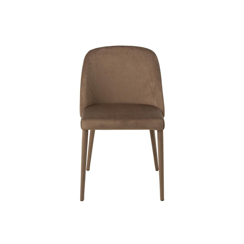 Eetkamerstoel Bruin Schuim 51 cm 51x58x80 cm-Eetkamerstoelen-J-Line