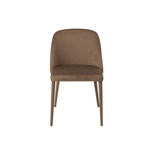Eetkamerstoel Bruin Schuim 51 cm 51x58x80 cm-Eetkamerstoelen-J-Line