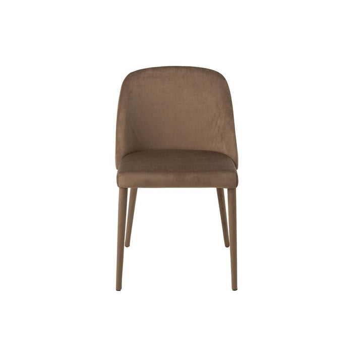 Eetkamerstoel Bruin Schuim 51 cm-Eetkamerstoelen-J-Line