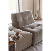 Eetkamerstoel Bruin Schuim 97 cm 97x83x83 cm-3-Zitsbanken-J-Line