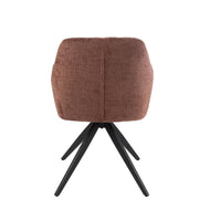 Eetkamerstoel Bruin Sponge 56 cm 56.5x58x85 cm-Eetkamerstoelen-J-Line