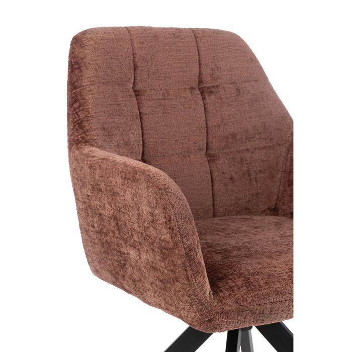 Eetkamerstoel Bruin Sponge 56 cm-Eetkamerstoelen-J-Line