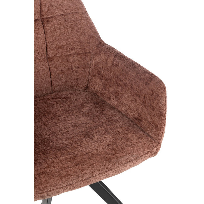 Eetkamerstoel Bruin Sponge 56 cm-Eetkamerstoelen-J-Line