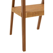 Eetkamerstoel Bruin Teakhout Vierkant 55 cm 55x55x71 cm-Eetkamerstoelen-J-Line