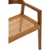 Eetkamerstoel Bruin Teakhout Vierkant 55 cm 55x55x71 cm-Eetkamerstoelen-J-Line