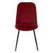Eetkamerstoel Burgundy Stof 44 cm 44.5x46.5x86 cm-Eetkamerstoelen-J-Line