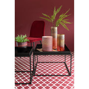 Eetkamerstoel Burgundy Stof 44 cm 44.5x46.5x86 cm-Eetkamerstoelen-J-Line