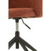 Eetkamerstoel Burgundy Stof 48 cm 48x56x48 cm-Eetkamerstoelen-J-Line