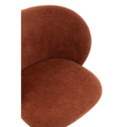 Eetkamerstoel Burgundy Stof 48 cm 48x56x48 cm-Eetkamerstoelen-J-Line