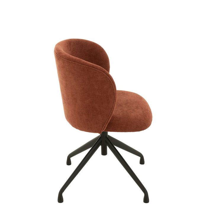 Eetkamerstoel Burgundy Stof 48 cm-Eetkamerstoelen-J-Line