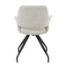 Eetkamerstoel Capp Beige Draaibaar 61 cm-Eetkamerstoelen-Livingfurn