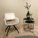 Eetkamerstoel Capp Beige Fluweel Draaibaar 61 cm 61x61x88 cm-Eetkamerstoelen-Livingfurn
