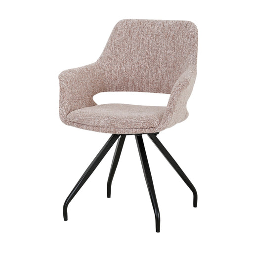 Eetkamerstoel Capp Blossom Roze Draaibaar 61 cm-Eetkamerstoelen-Livingfurn
