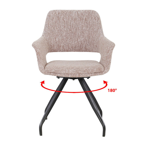 Eetkamerstoel Capp Blossom Roze Draaibaar 61 cm-Eetkamerstoelen-Livingfurn