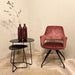 Eetkamerstoel Capp Roestbruin Fluweel Draaibaar 61 cm 61x61x88 cm-Eetkamerstoelen-Livingfurn