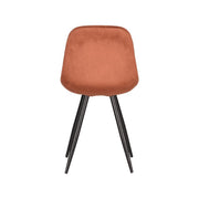 Eetkamerstoel Capri Rust Fluweel 46x56x88 cm-Eetkamerstoelen-LABEL51
