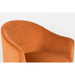 Eetkamerstoel Catelyn Stof Oranje 55.5x57 cm-Eetkamerstoelen-Creating Home