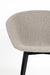 Eetkamerstoel Charly Polyester Grijs 52.5x63 cm-Fauteuils-Creating Home