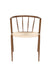 Eetkamerstoel Che Woven paper Bruin 46x52 cm-Eetkamerstoelen-Creating Home