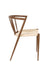 Eetkamerstoel Che Woven paper Bruin 46x52 cm-Eetkamerstoelen-Creating Home