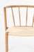 Eetkamerstoel Che Woven paper Naturel 46x52 cm-Eetkamerstoelen-Creating Home