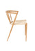 Eetkamerstoel Che Woven paper Naturel 46x52 cm-Eetkamerstoelen-Creating Home