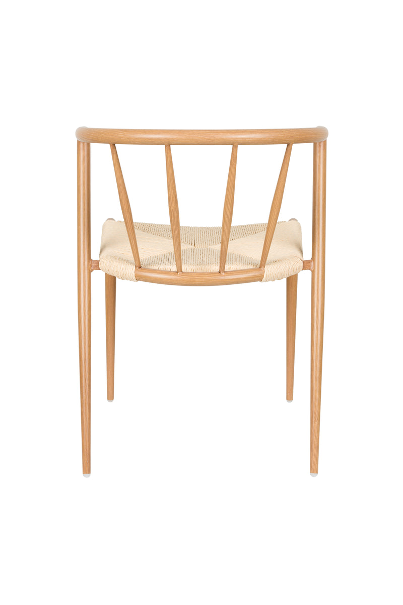 Eetkamerstoel Che Woven paper Naturel 46x52 cm-Eetkamerstoelen-Creating Home