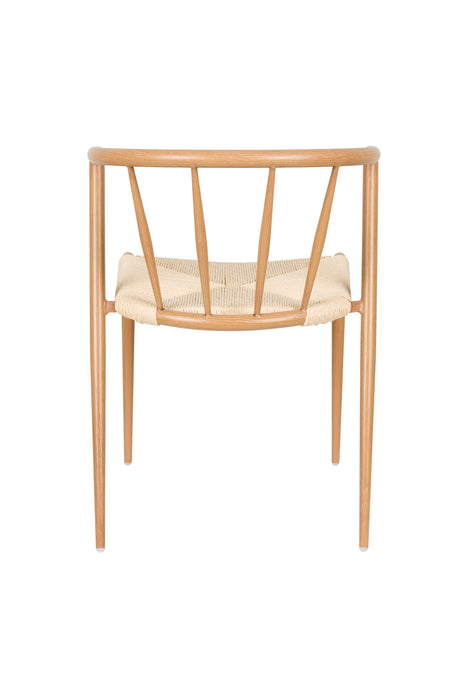 Eetkamerstoel Che Woven paper Naturel 46x52 cm-Eetkamerstoelen-Creating Home