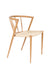 Eetkamerstoel Che Woven paper Naturel 46x52 cm-Eetkamerstoelen-Creating Home