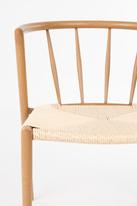 Eetkamerstoel Che Woven paper Naturel 46x52 cm-Fauteuils-Creating Home