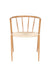 Eetkamerstoel Che Woven paper Naturel 46x52 cm-Fauteuils-Creating Home