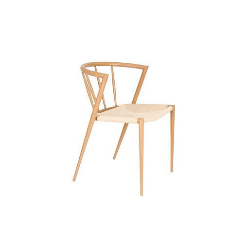 Eetkamerstoel Che Woven paper Naturel 46x52 cm-Fauteuils-Creating Home