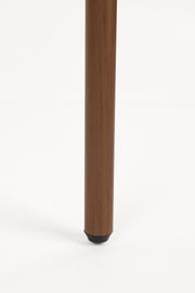 Eetkamerstoel Claes Off-white Polyester Wit 57.5x56.5 cm-Eetkamerstoelen-Creating Home