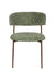Eetkamerstoel Claes Polyester Groen 57.5x56.5 cm-Eetkamerstoelen-Creating Home