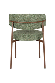 Eetkamerstoel Claes Polyester Groen 57.5x56.5 cm-Eetkamerstoelen-Creating Home